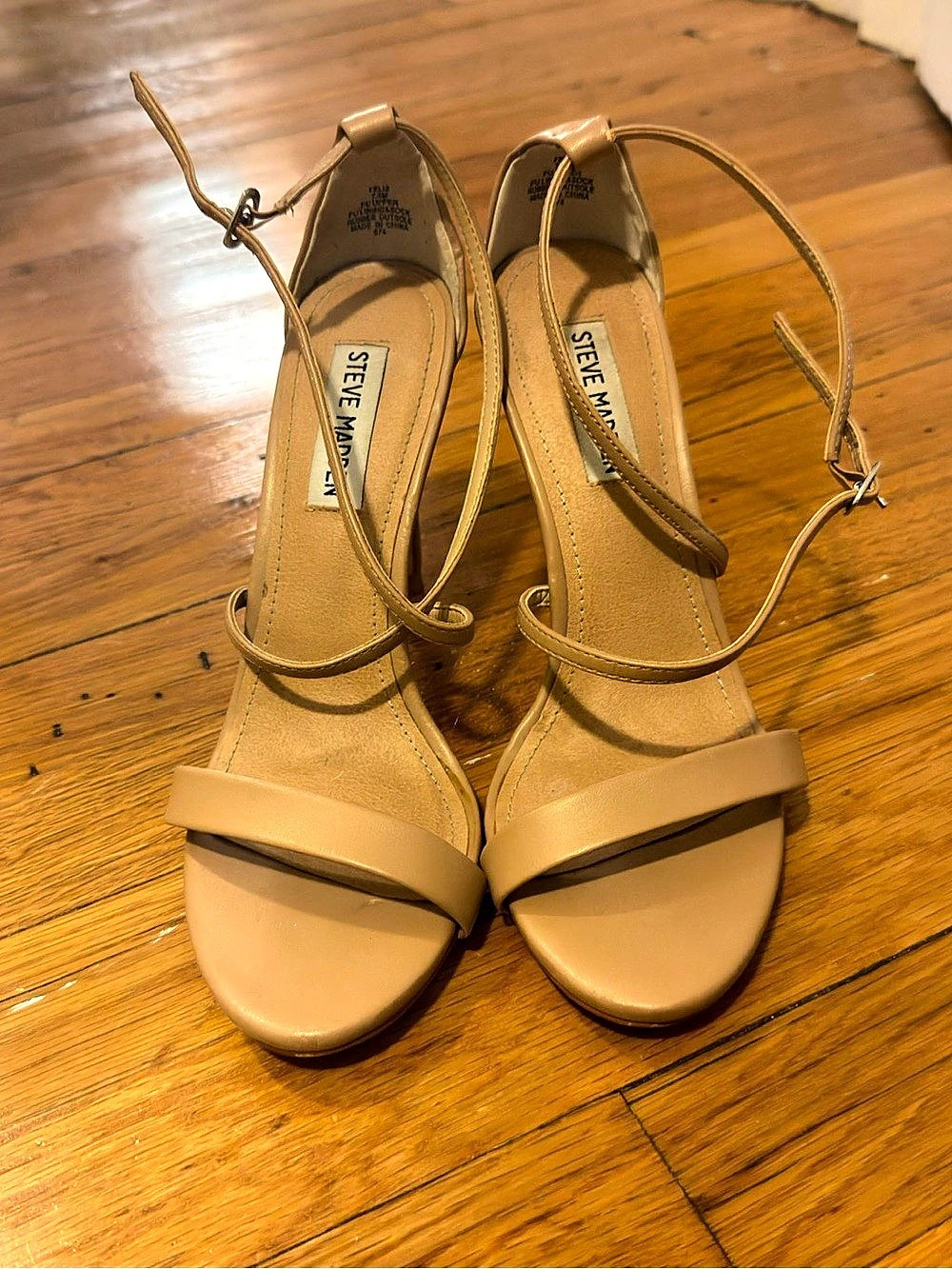 Steve Madden Strappy Heels in nude US 7.5M